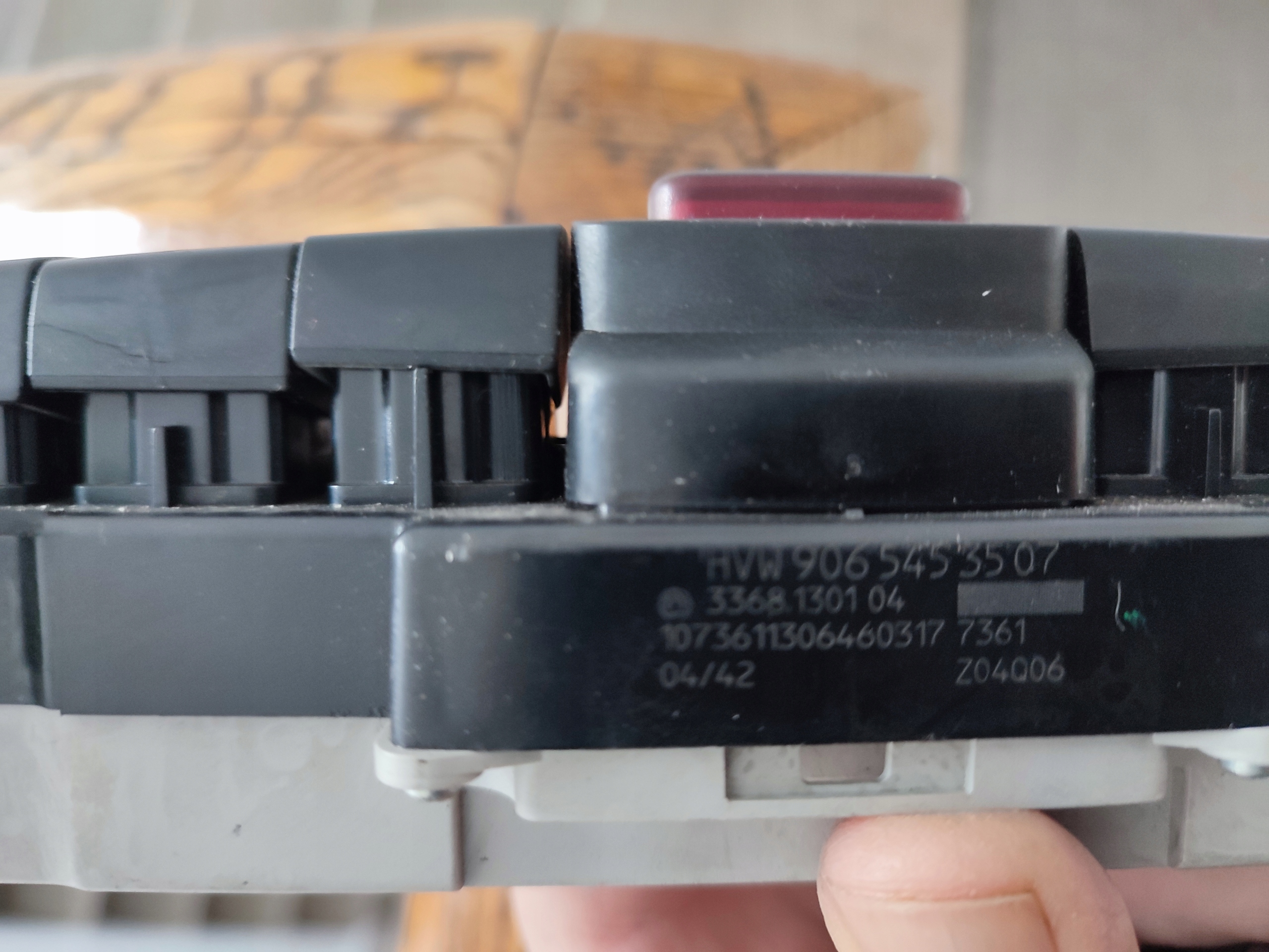 VOLKSWAGEN CRAFTER control panel of warning lights 9065453507 EUROPA