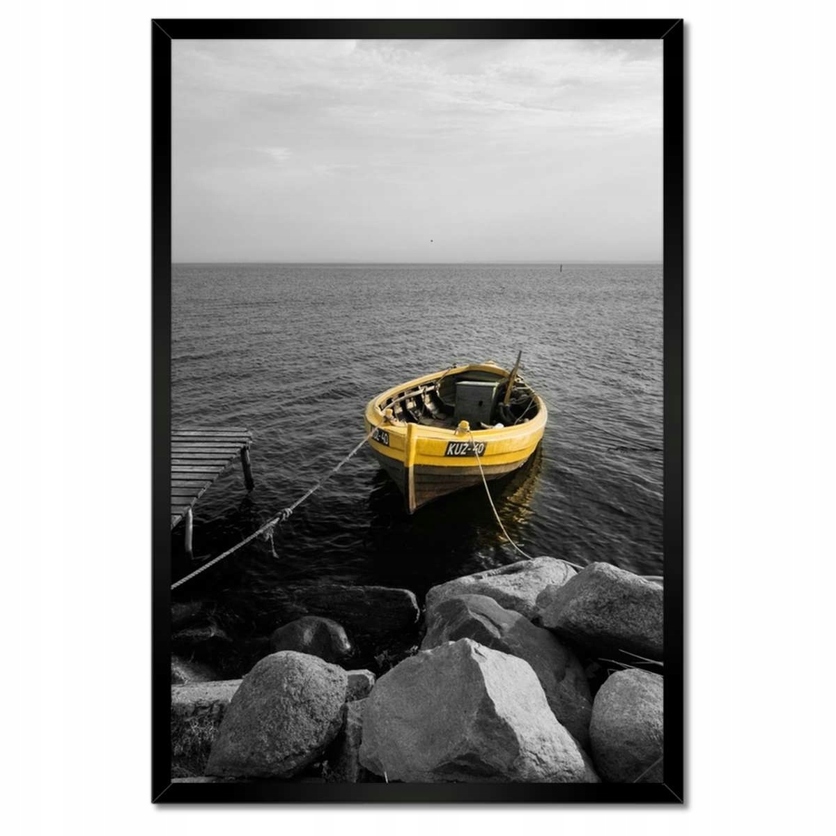 Plakáty v rámu 40x60 Loď v Baltském moři