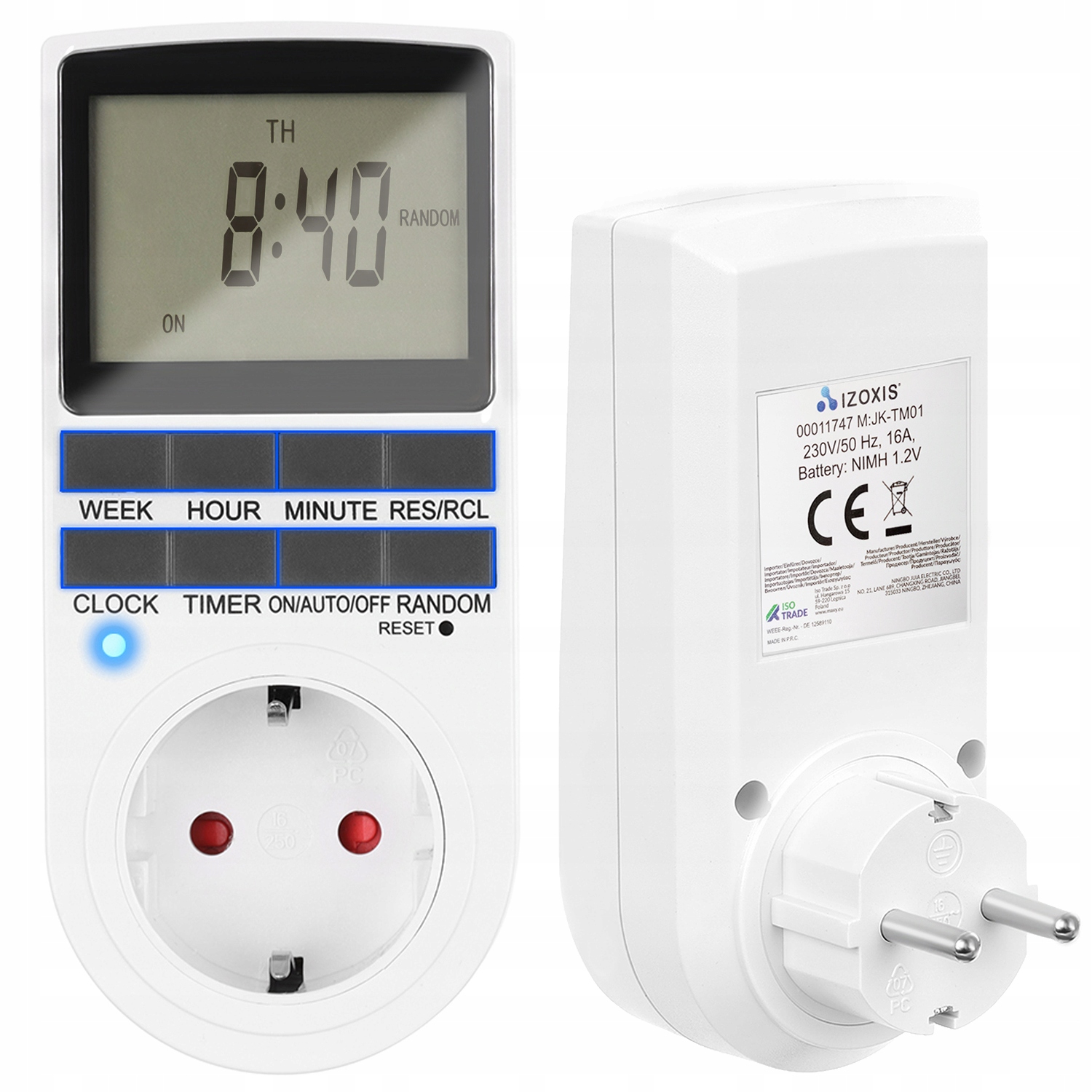Programator Czasowy Włącznik Wyłącznik Timer LCD