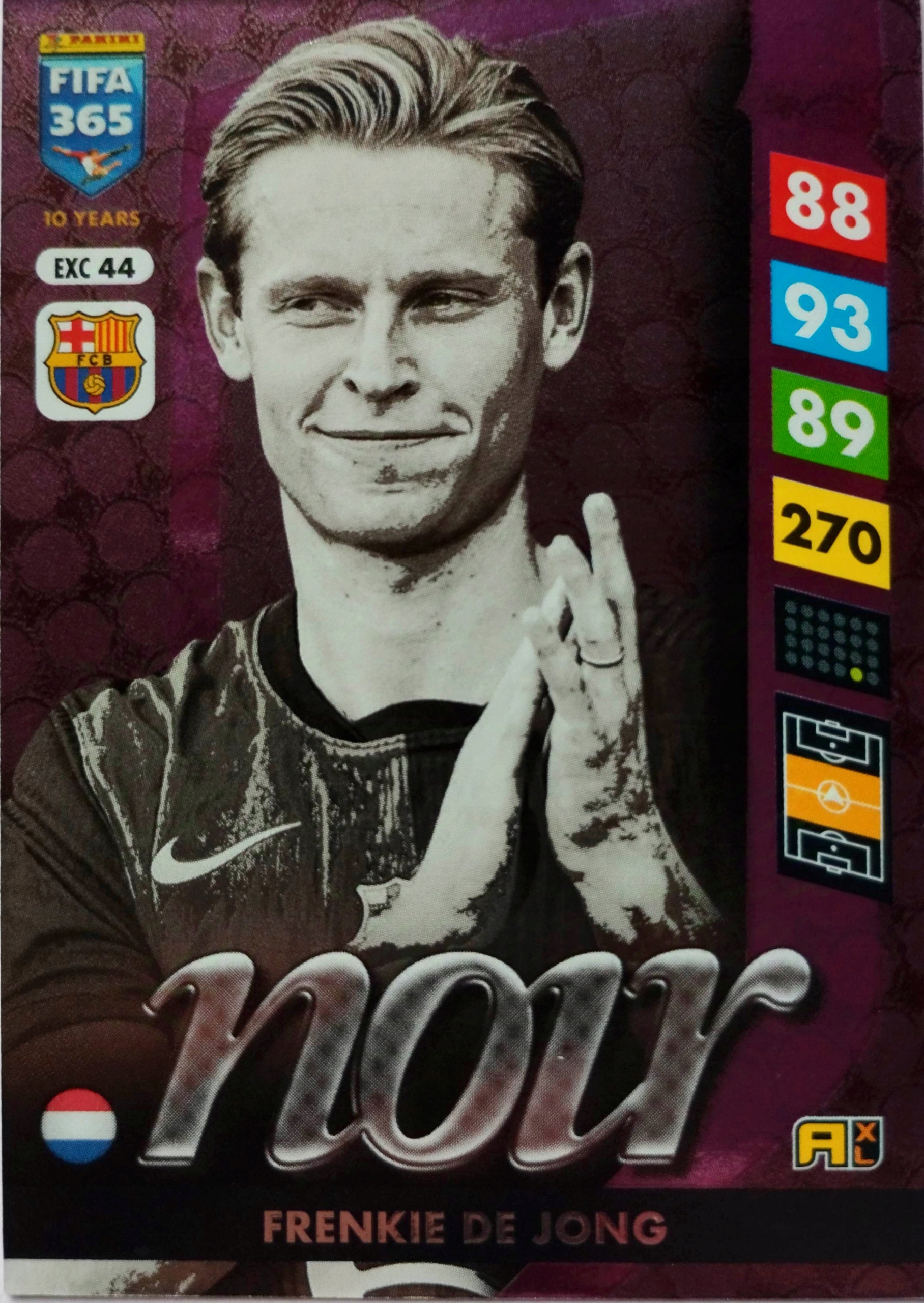 Fifa 365 2025 Rare Excellence Noir Exc 44 Frenkie De Jong Fc Barcelona