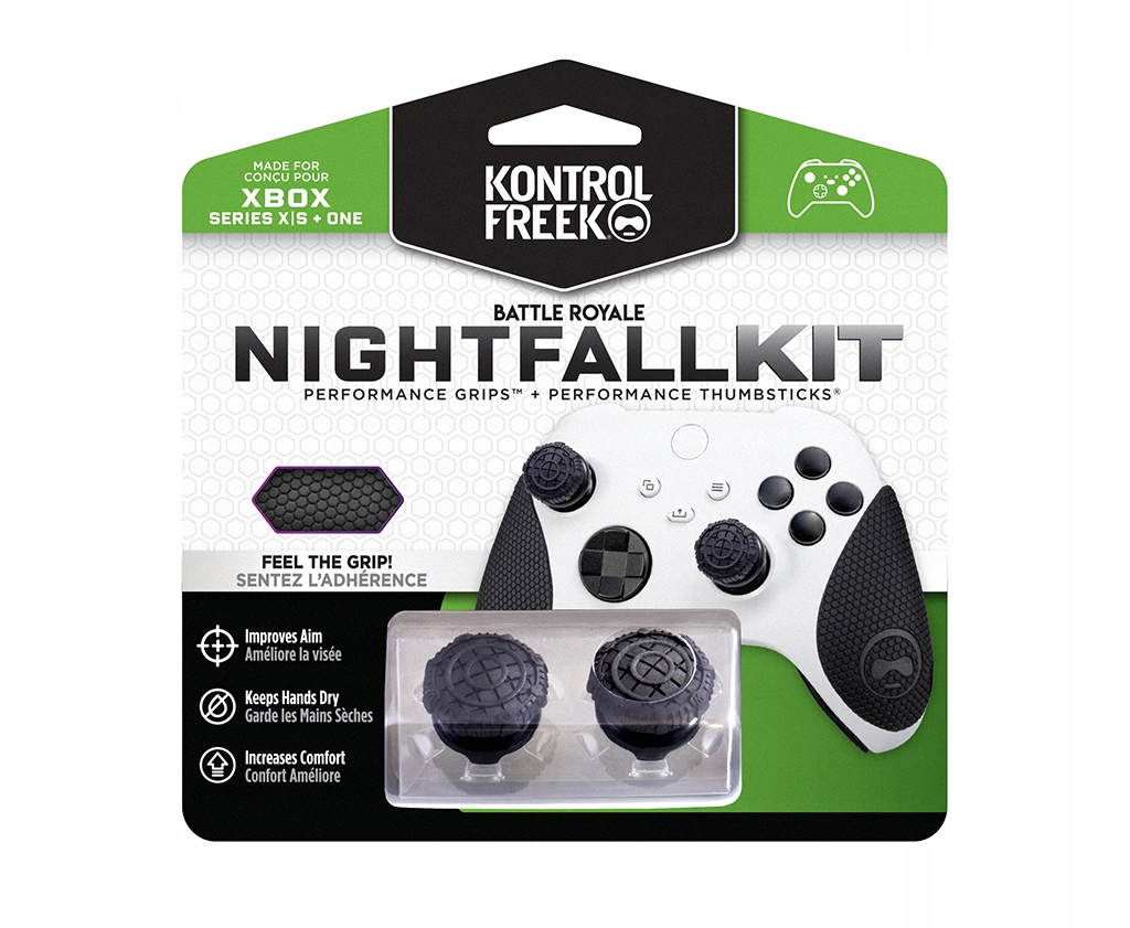 Nakładki na gałki i gripy KontrolFreek Performance Kit Nightfall Xbox
