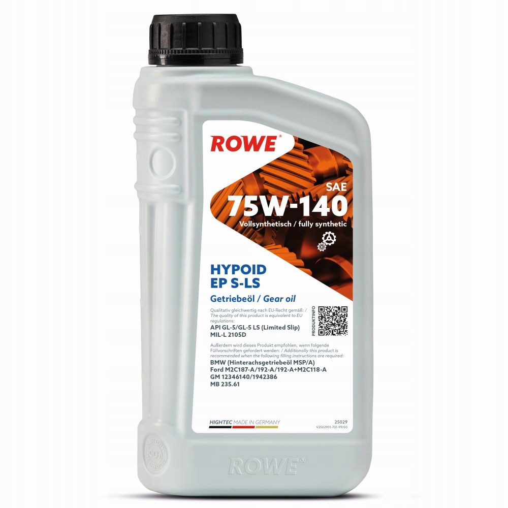 ROWE HIGHTEC Hypoid EP 75W-140 LS 1L GL-5 OLEJLSD