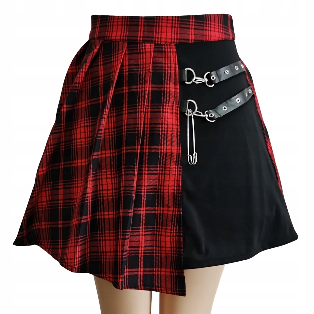 Dámská kostkovaná sukně se skotskou kostkovanou sukní Punk, Rock 4XL