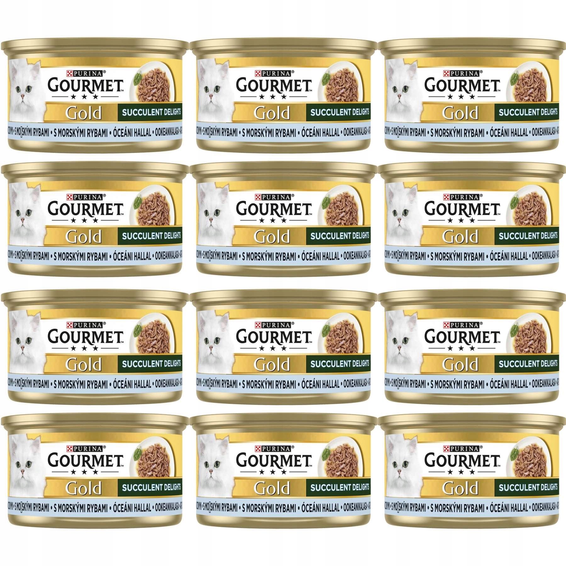 Levně Gourmet Gold Krmivo kočky s rybou 85 g