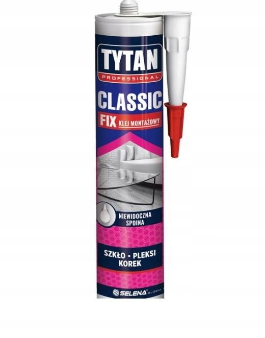 

Tytan klej montażowy Classicfix bezbarwny mocny