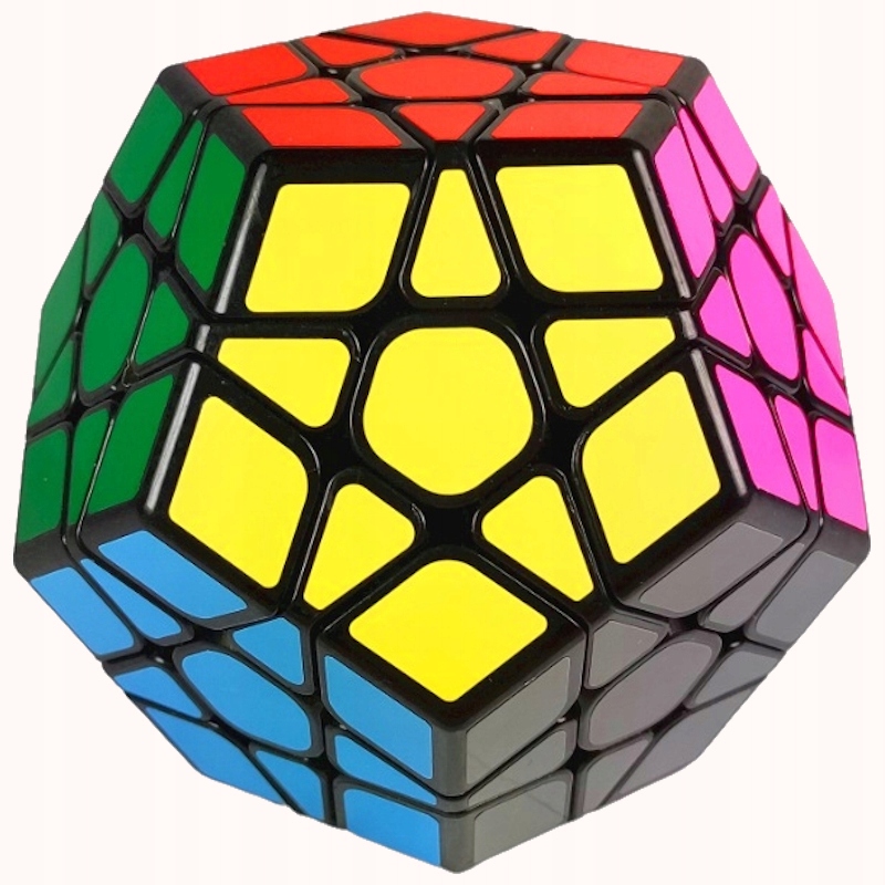 Kostka Logiczna Megaminx Qiyi Qiheng 12 kol DUŻA Algorytmy + Podstawka Bohater / Bajka brak