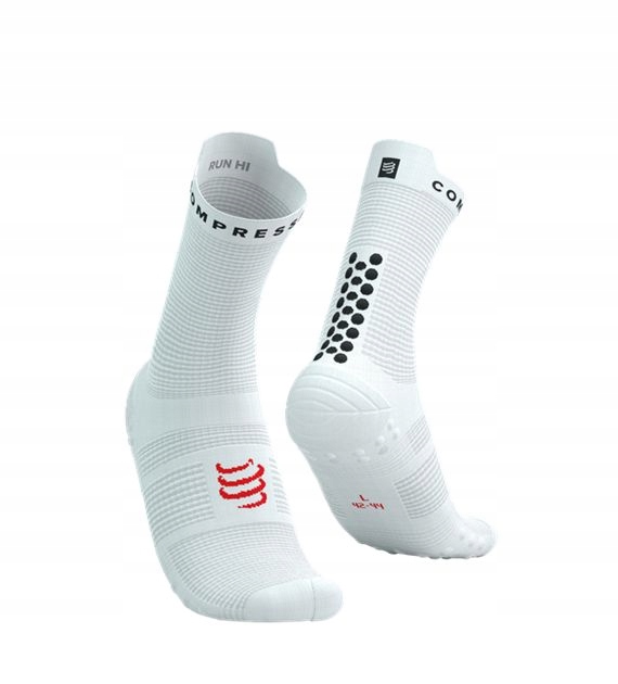 Compressport Skarpety V4.0 Run skarpetki do biegania 42-44 białe