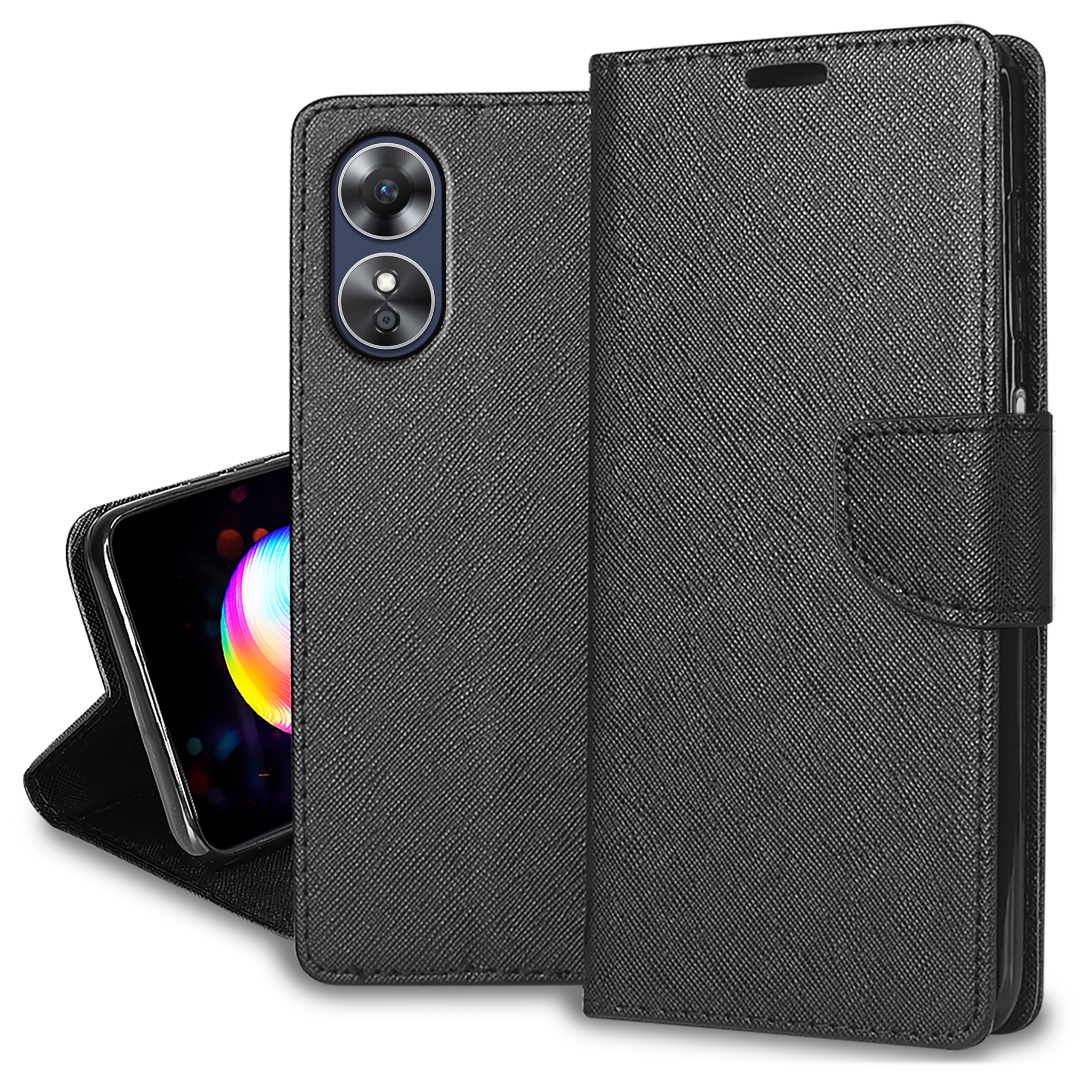 

Etui do Oppo A17 Fancy Case Szkło 9H