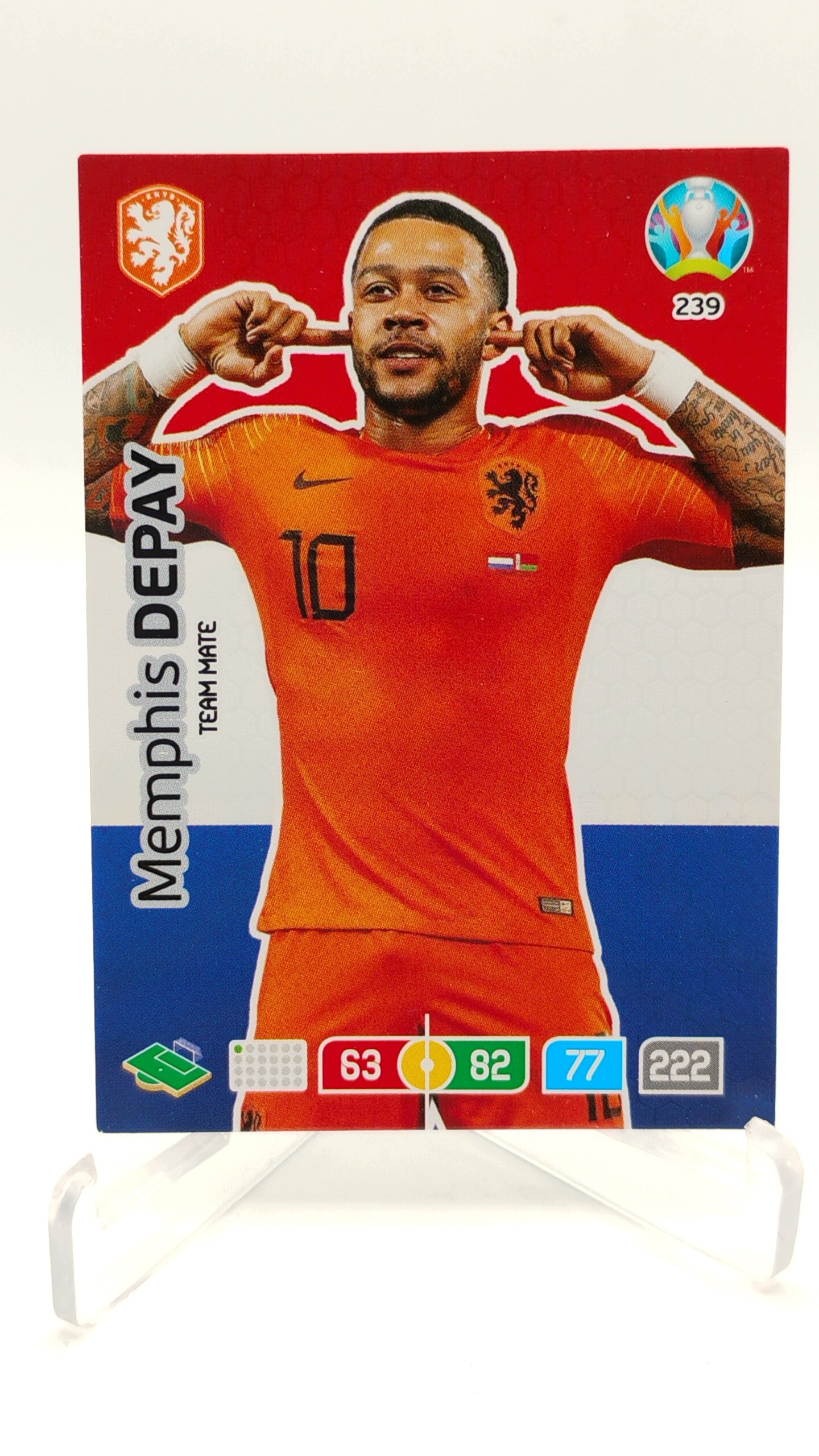 Panini Euro 2020 Team Mate 239 Memphis Depay Holandia