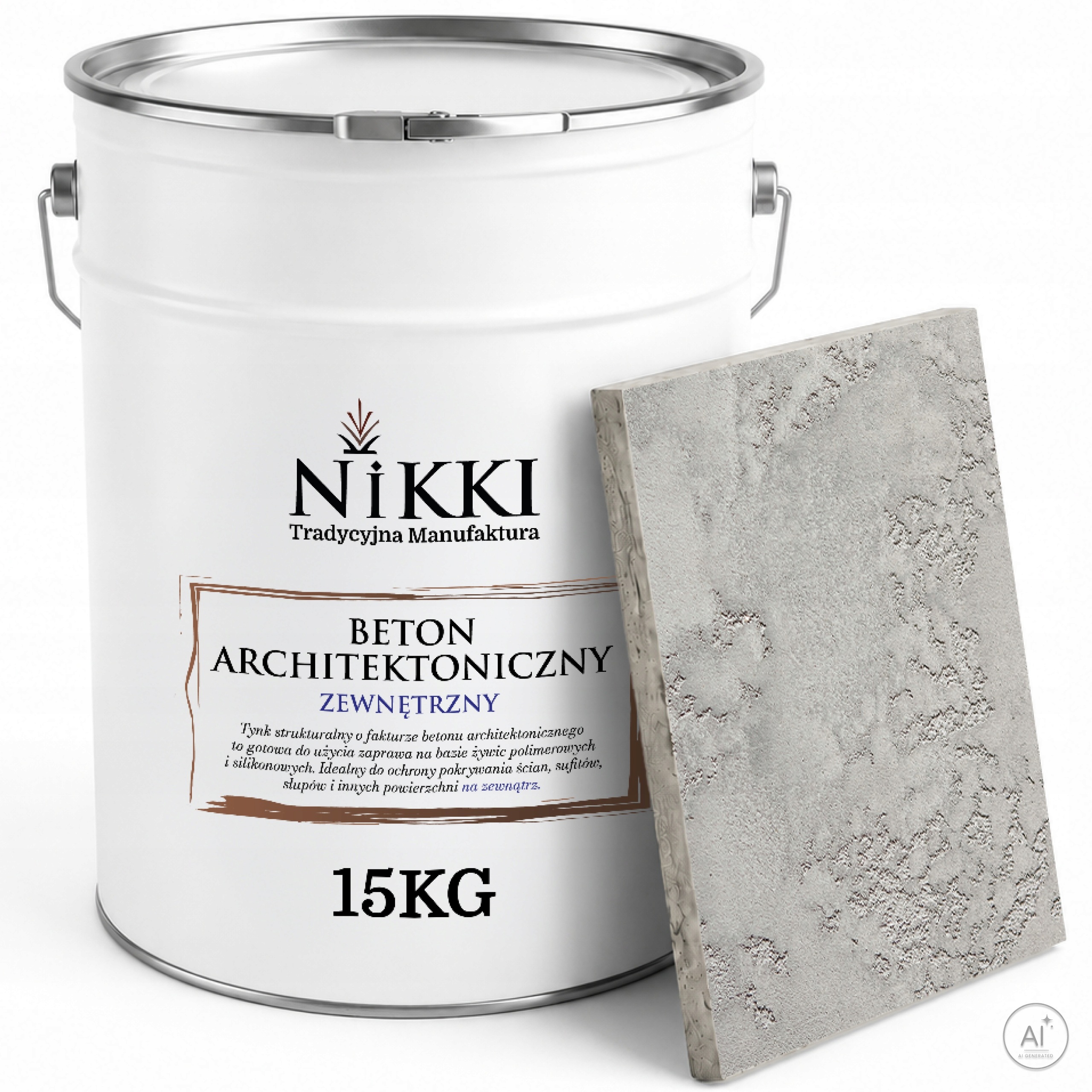 Dekorativní venkovní architektonický beton 10 m2 15 kg, šedý, přírodní