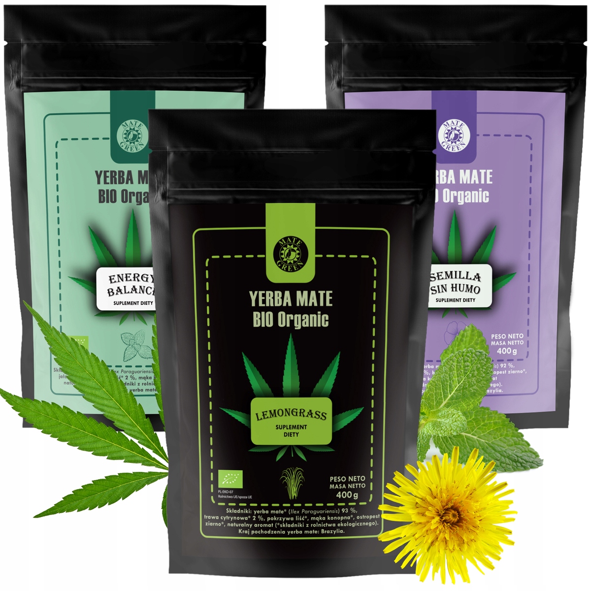 Nejlepší Yerba Mate v Polsku organic Bio 1,2kg