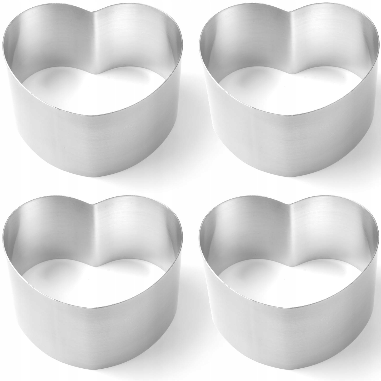 Cukr Forma dortů, Cukr , sada 4 kusů, Ocel Hendi