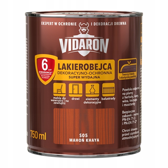 Vidaron Lakierobejca mahoń khaya 0,75L
