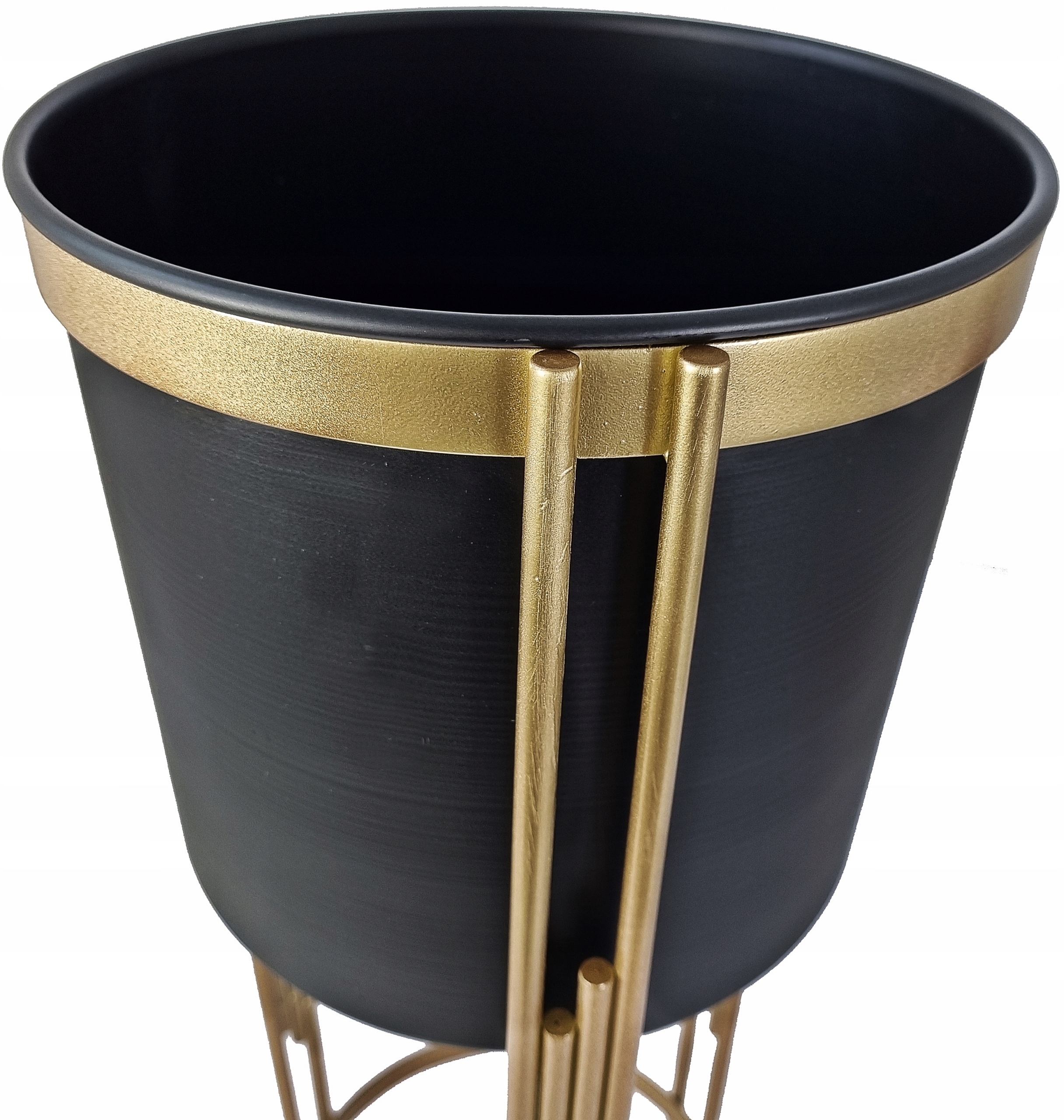 OSŁONKA METALOWY STOJAK NA KWIATY kwietnik wys60cm Marka Madex