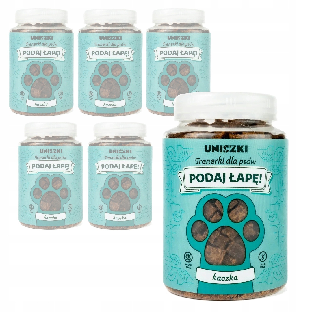 Uniszki Trenérky Kachna 6x150g Pamlsek Tréninková pochoutka pro psa
