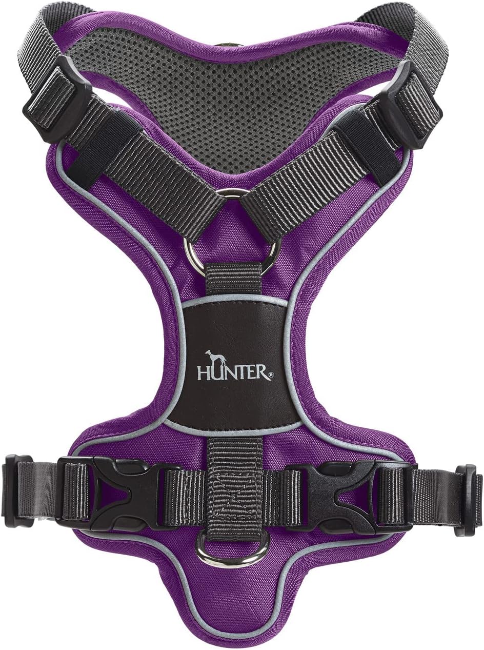 Hunter Divo Regulowane Szelki Dla Dużego Psa Neoprenowe L-XL Fioletowe