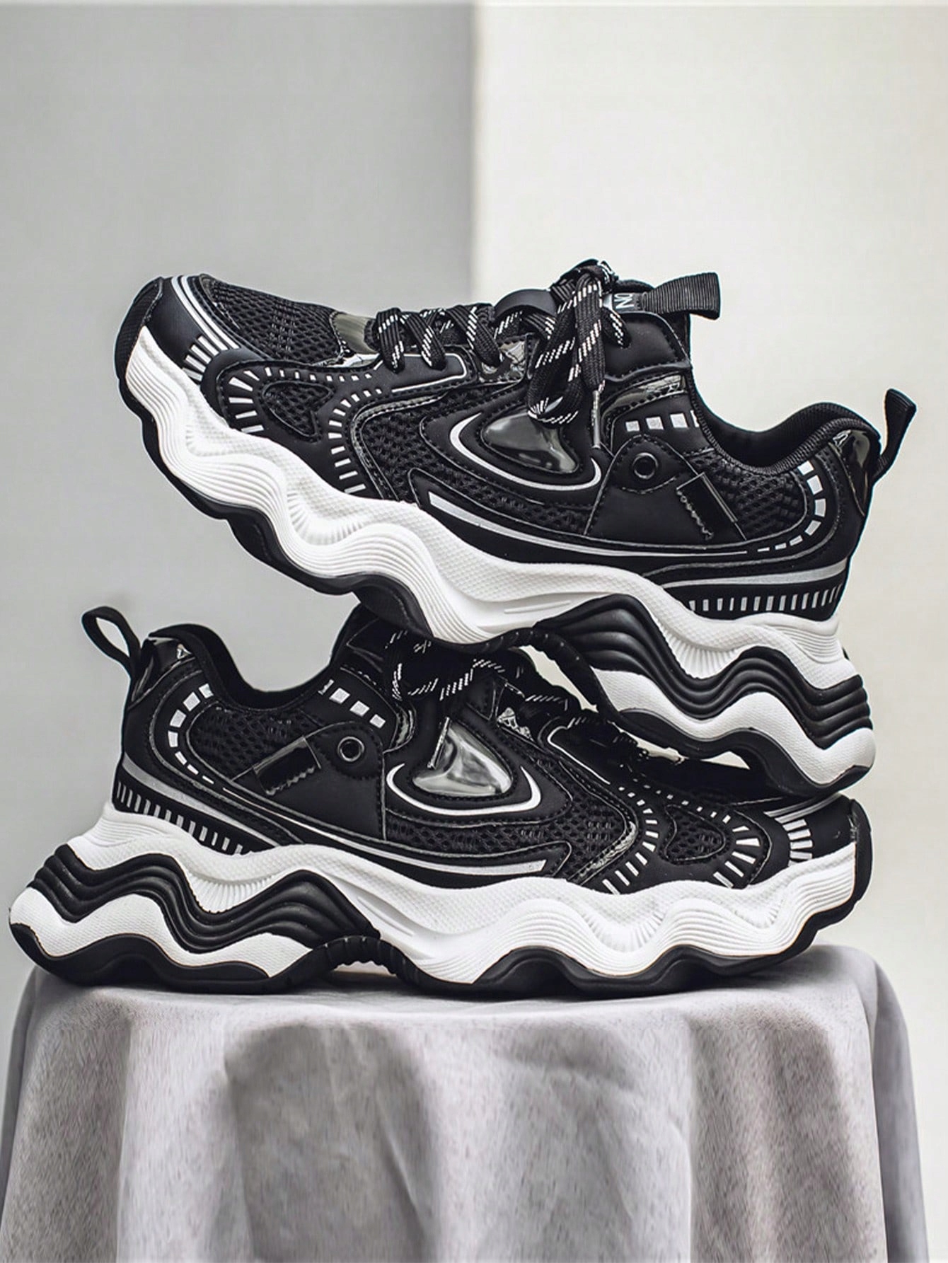 Pánské Tenisky Chunky Streetwear Stylové Módní Shein 42