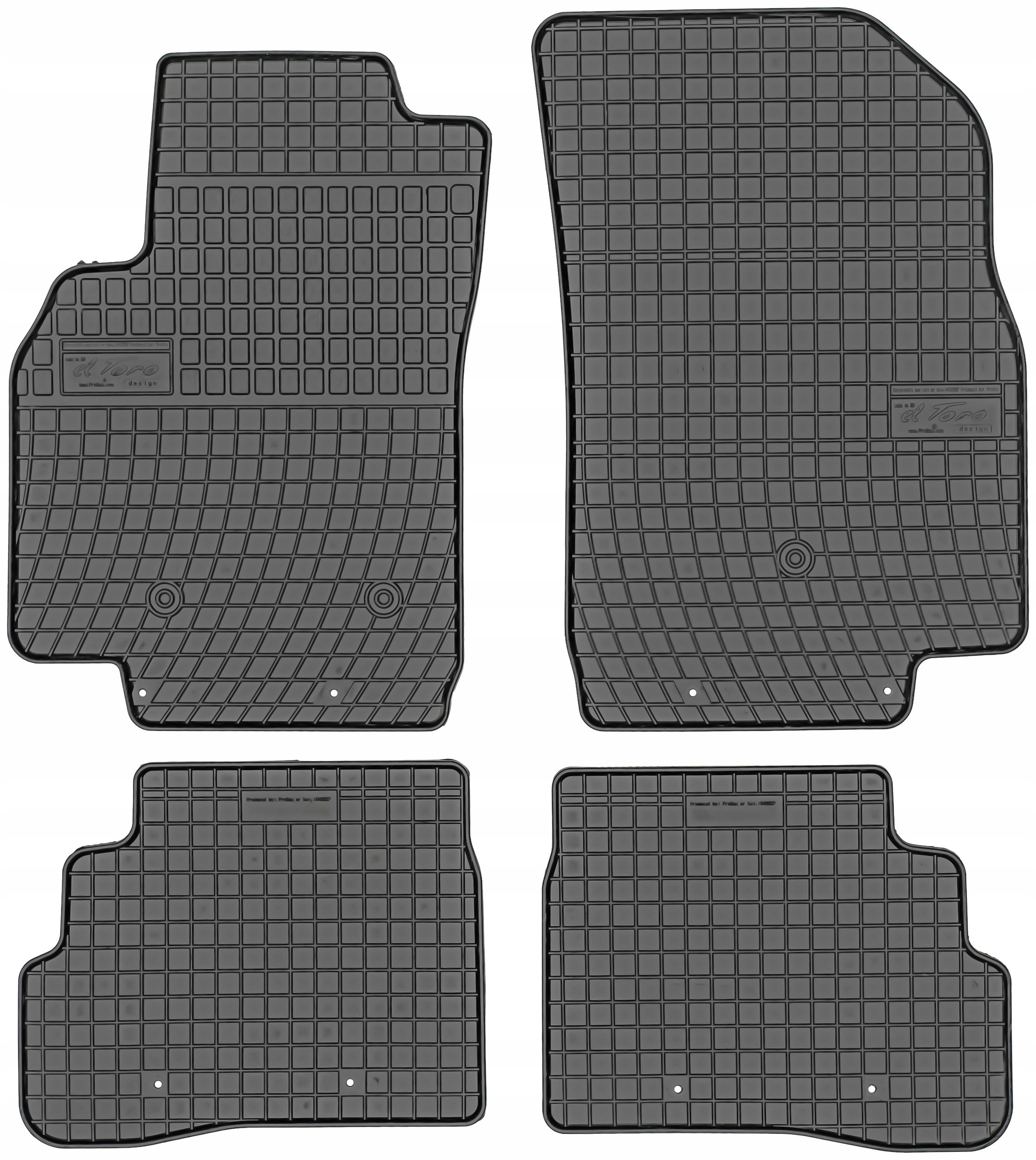 Коврики Фрогум резиновые 546627 4 el.