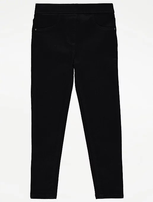

George Jeggingsy dziewczęce, czarne r 92-98cm 2-3L