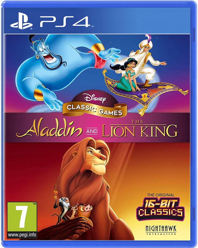

PS4 Aladdin Lion King Alladyn Król Lew Nowa