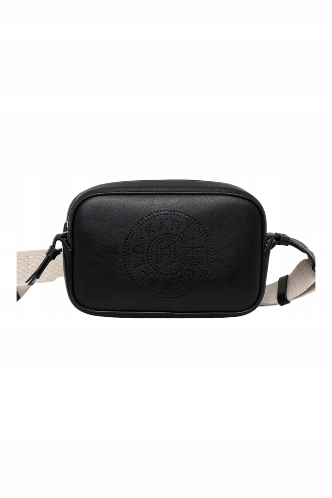 Karl Lagerfeld Dámská Kabelka K/circle Camera Bag Perforovaná Černá