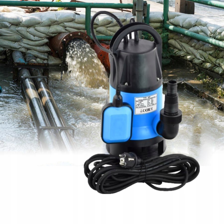 IBO POMPA ZATAPIALNA DO BRUDNEJ CZYSTEJ WODY IP400 Maksymalna wydajność pompy 7500 l/h