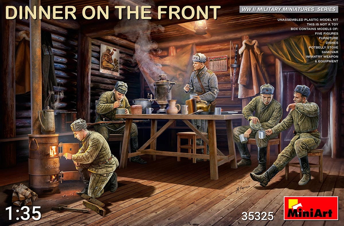 Večeře na přední straně 1:35 MiniArt 35325