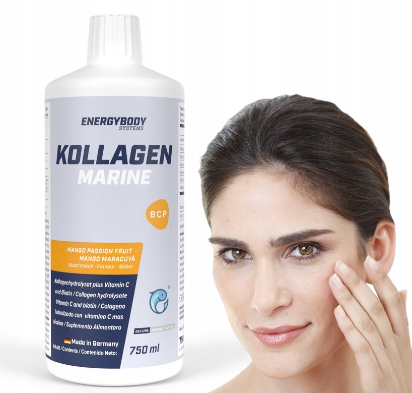 Energybody naturalny, płynny KOLAGEN RYBI Peptan F