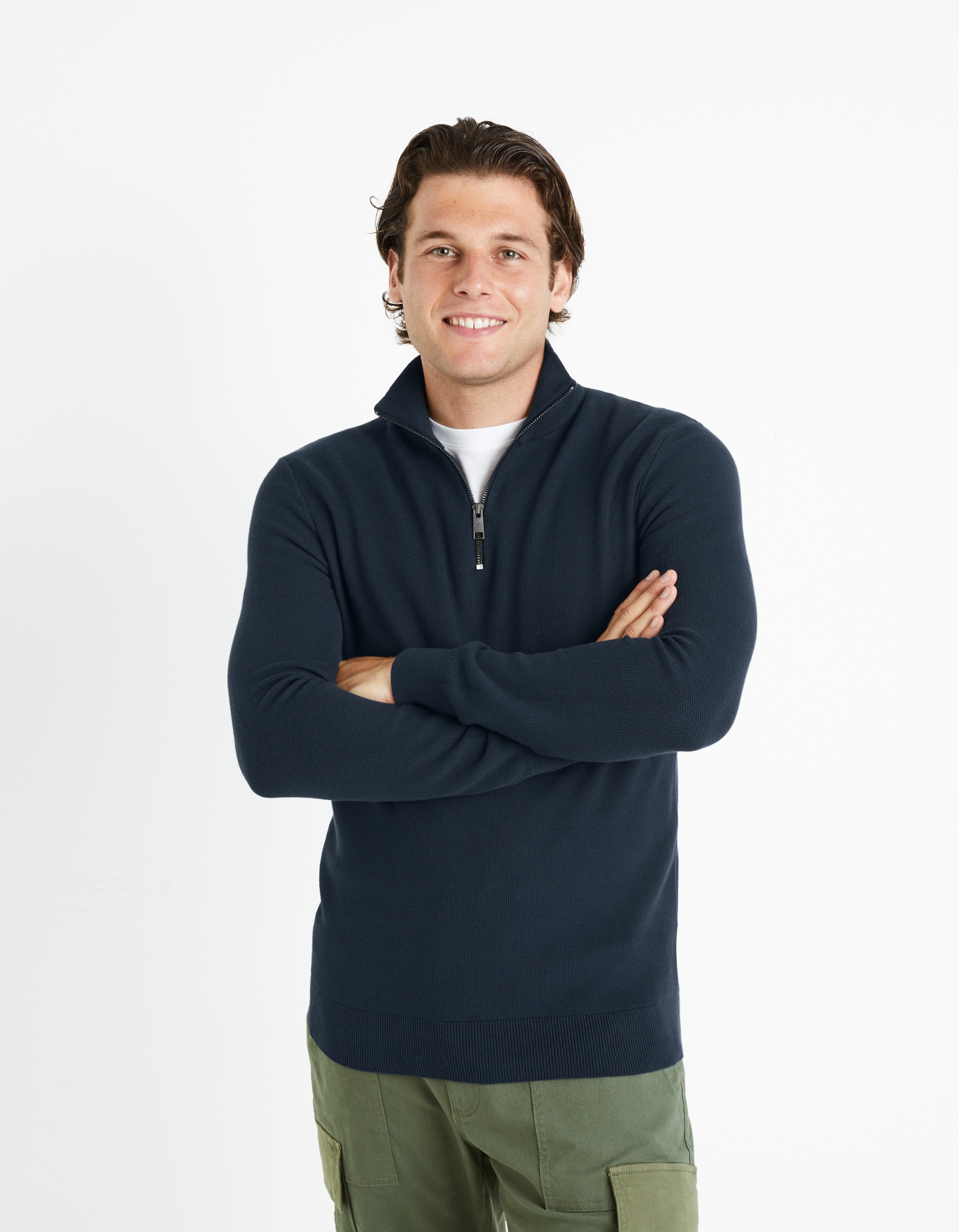 Celio Svetr Celim s límcem na zip