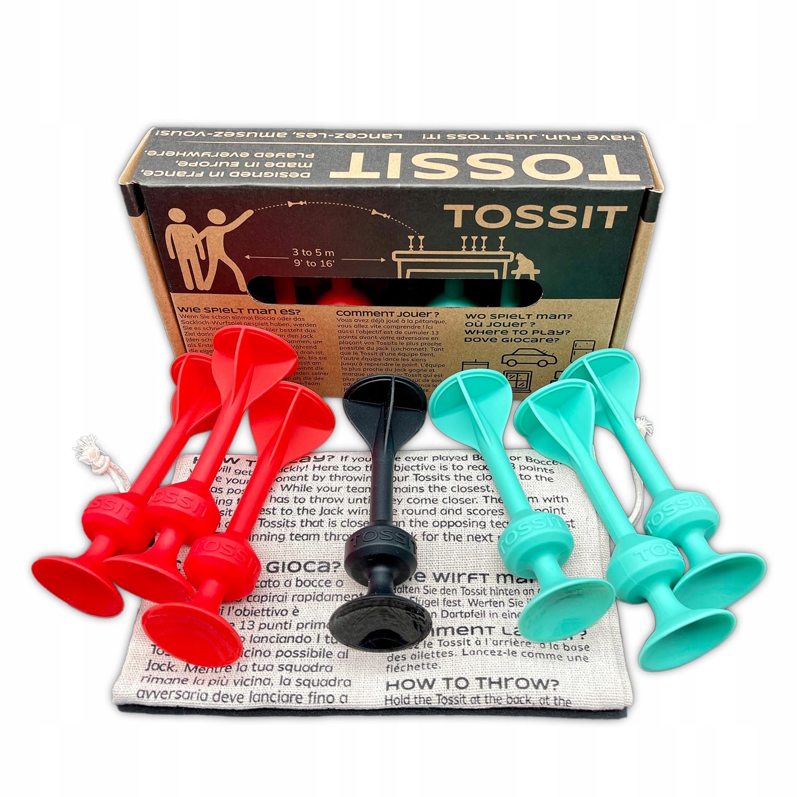 Gra planszowa Tossit Rzutki Silikonowe