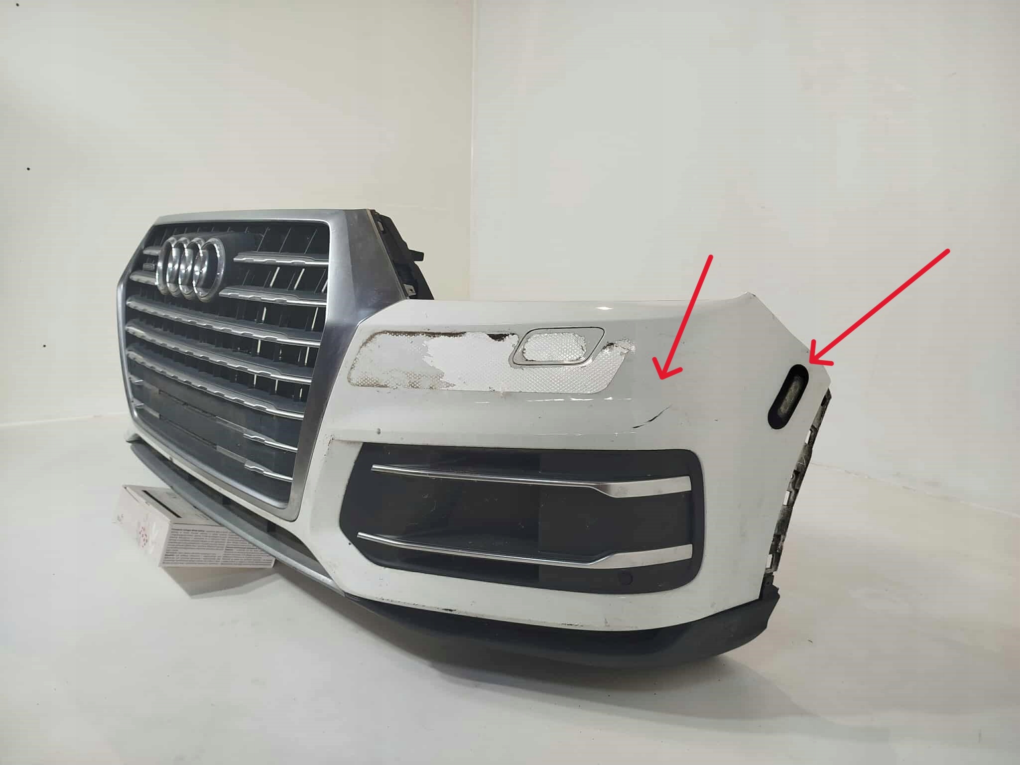 ZDERZAK PRZEDNI PRZÓD GRILL AUDI Q7 II 15-19 SPRYSKI PDC Numer katalogowy części ZDERZAK PRZEDNI PRZÓD GRILL AUDI Q7 05-09 SPRYSKI