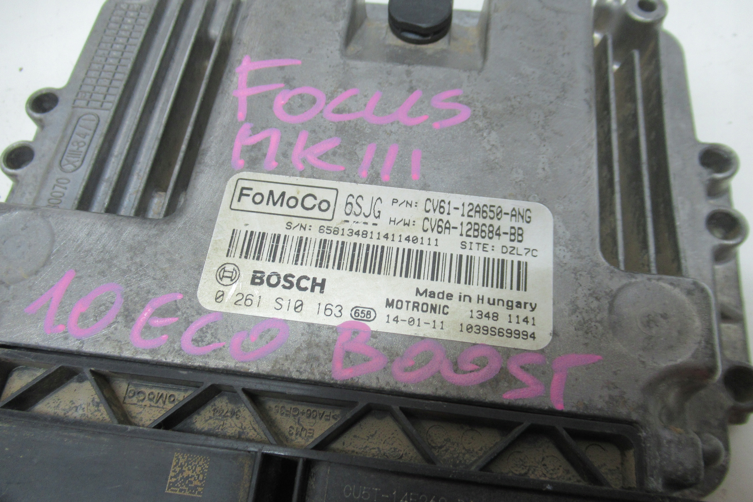 FORD FOCUS MK3 1.0 ECO BOST computer Motore