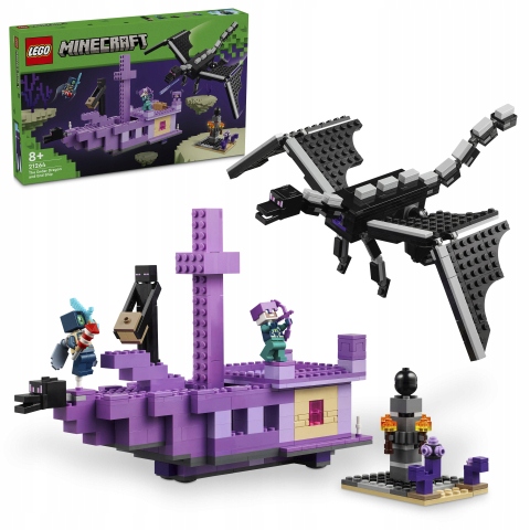 Lego Minecraft Drak Kresu A Loď Kresu 21264