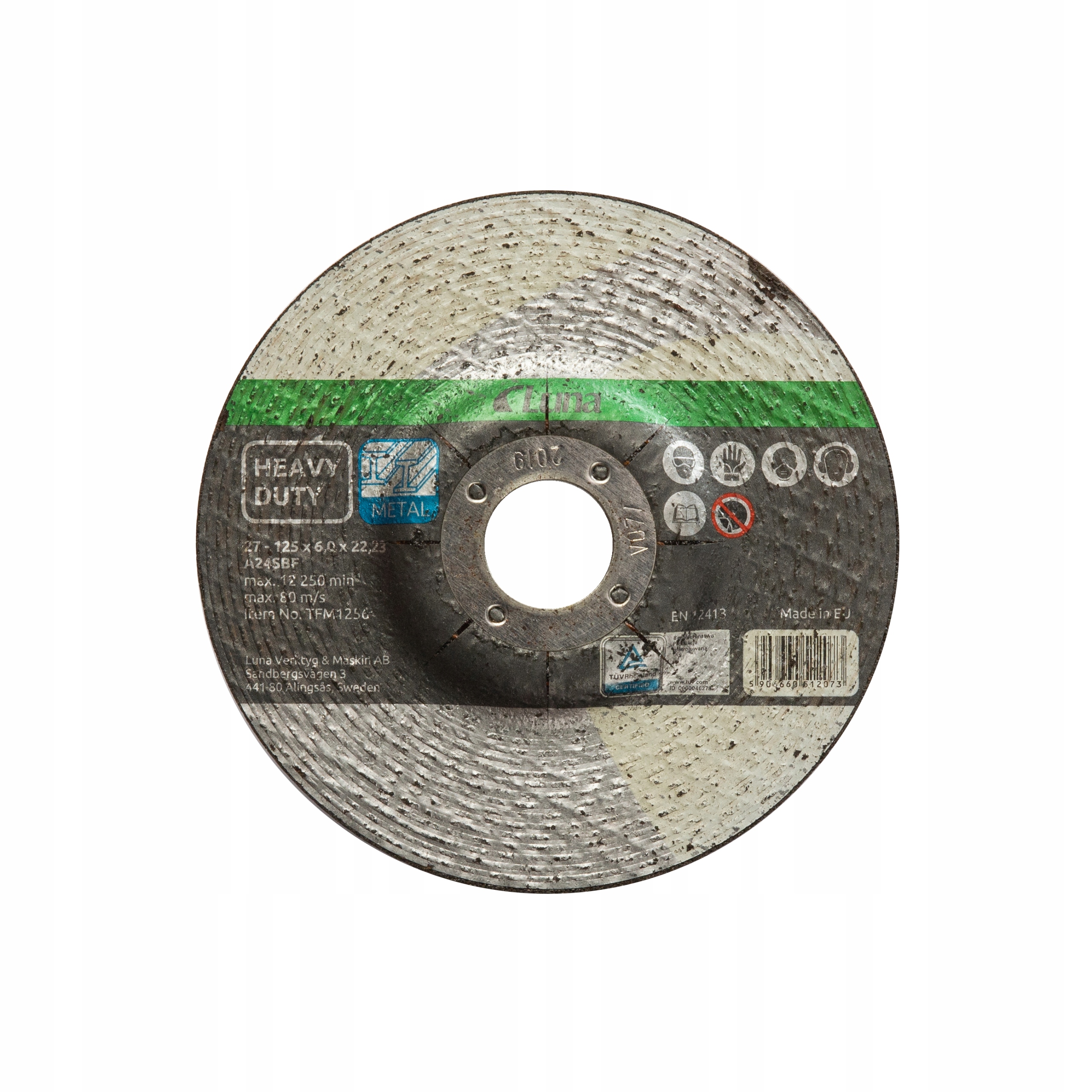 

Tarcza do szlifowania metalu 125x6,0 TFM1256 Luna