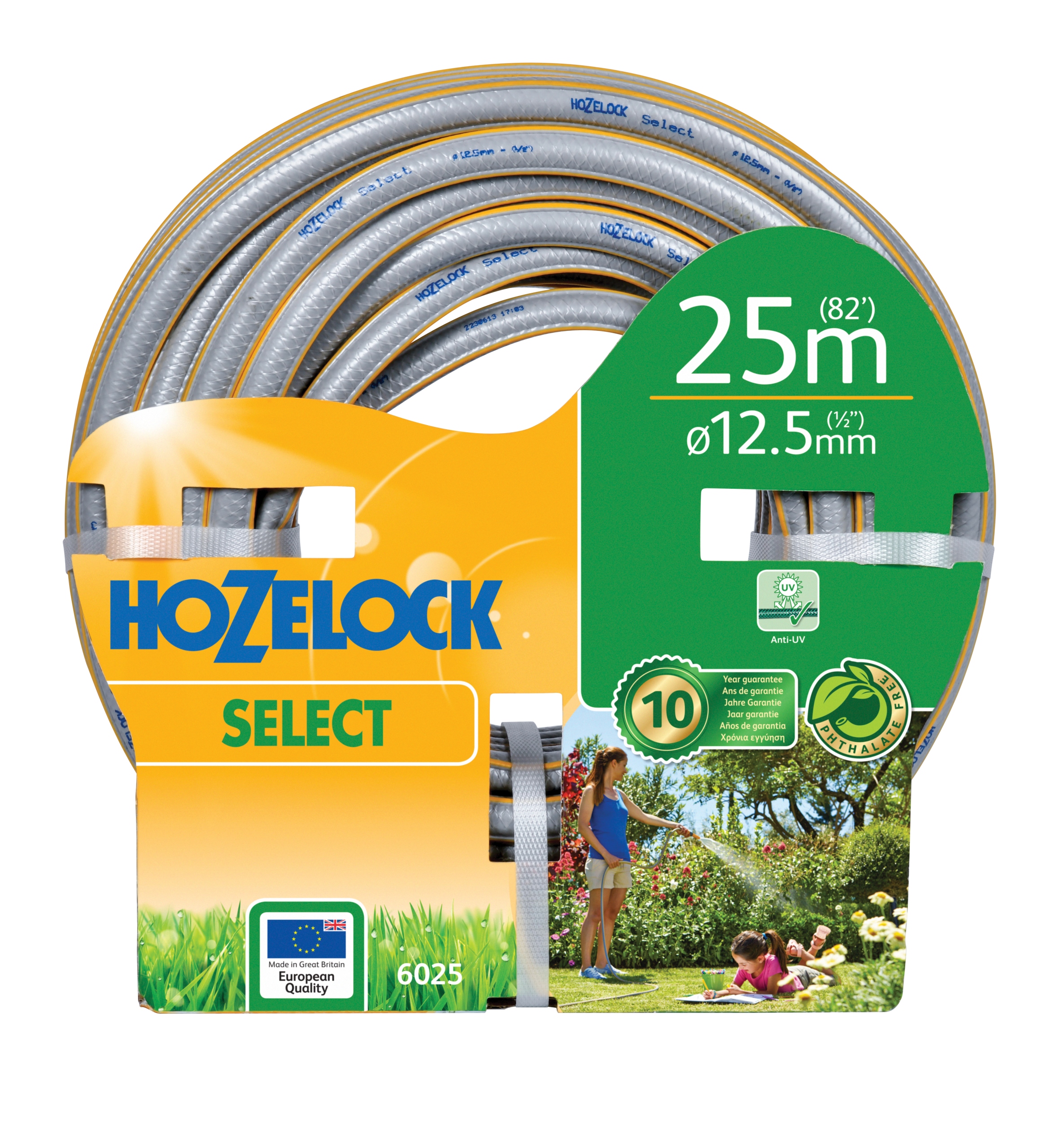 Wąż ogrodowy 1/2" 25m 4-warstwowy Select Hozelock 6025 30 bar Flex