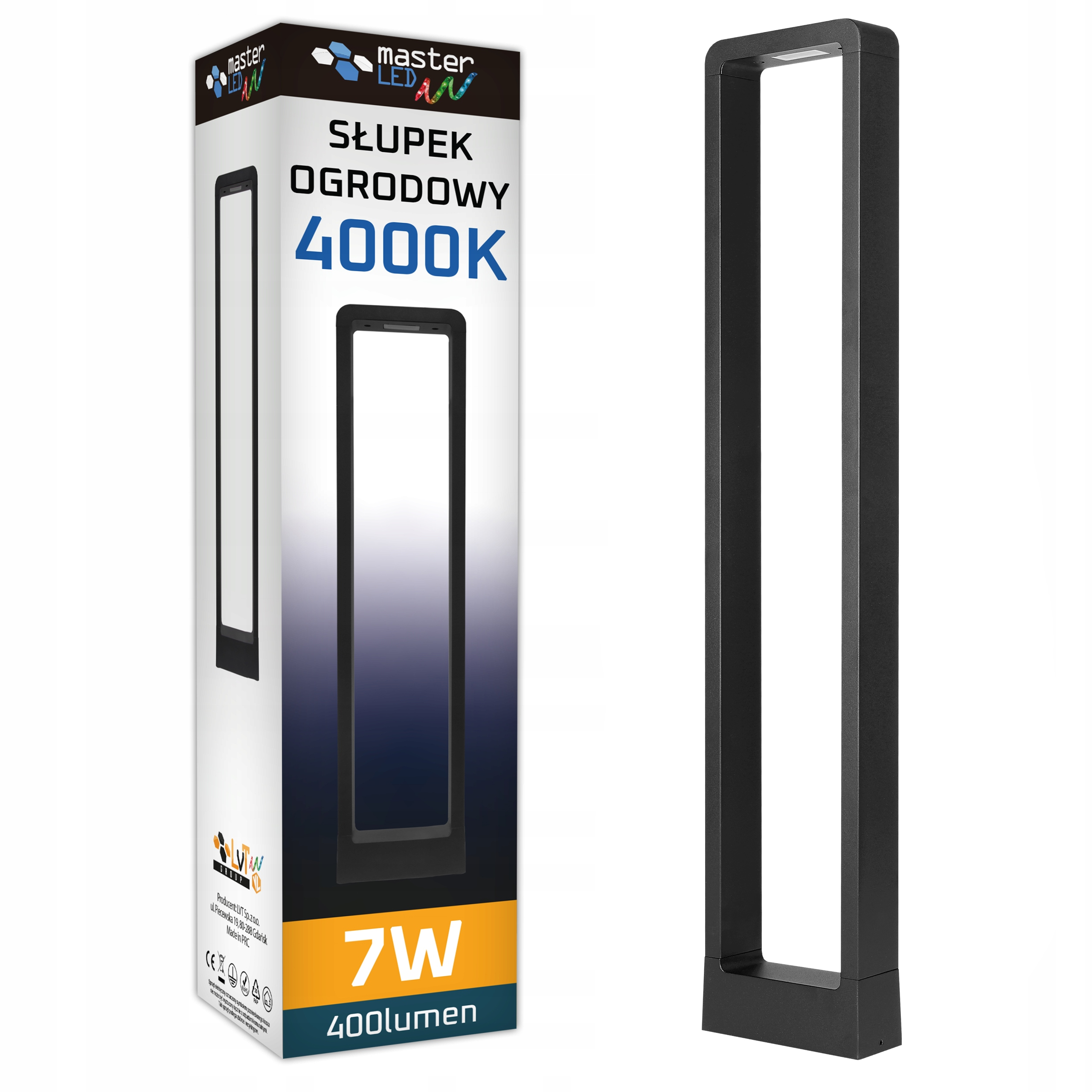 Lampa Led Ogrodowa 80cm zewnętrzna słupek stojąca 4000K Led