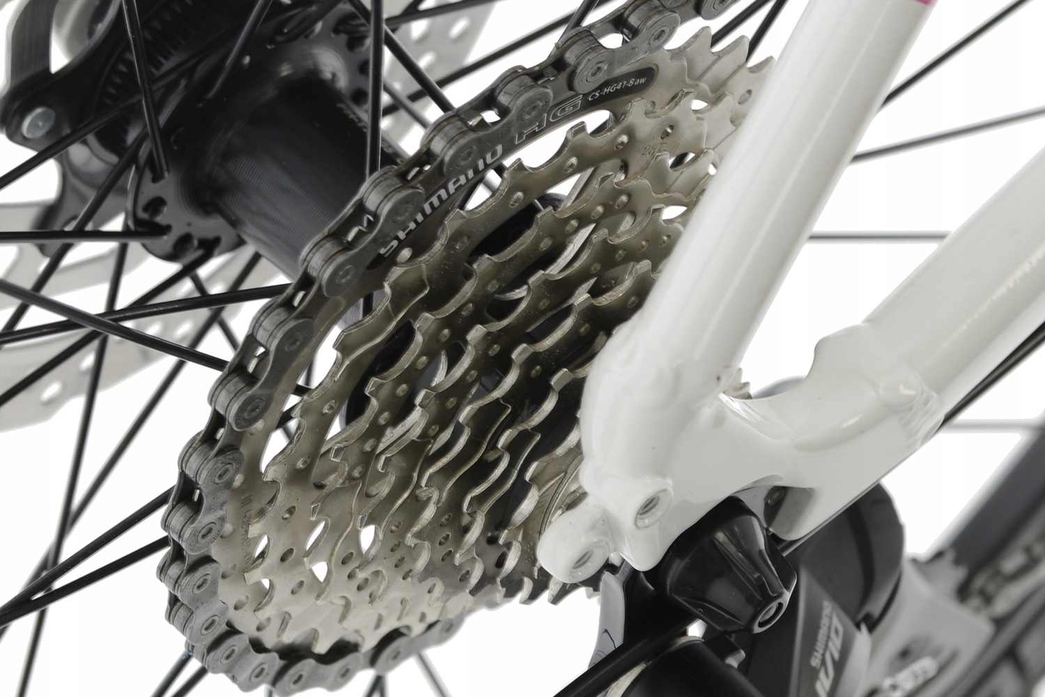 Rower Kands Crossowy 28 Crs 1200 r17' bia-róż ALIVIO HYDRAULIKA r25D Nowość