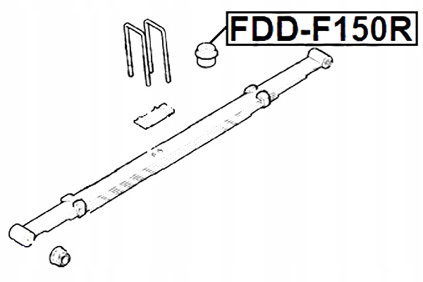 FEBEST ODBICIE RESORU TYLNEGO FORD F SERIES F150 2004-2014 [CAN] Producent części Febest