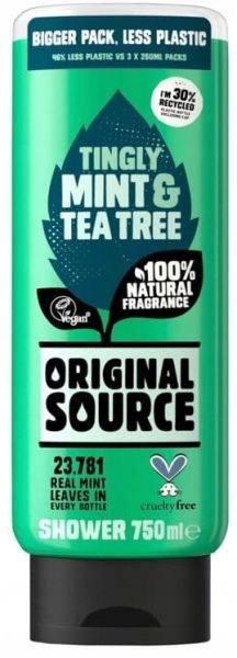 Original Source Żel pod Prysznic Mint TeaTree mięta drzewo herbaciane 750ml
