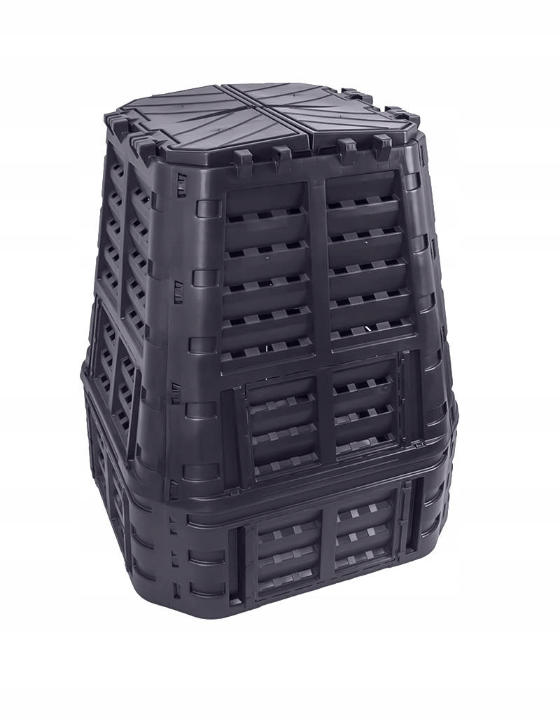 Kompostownik 740l czarny Kolor czarny