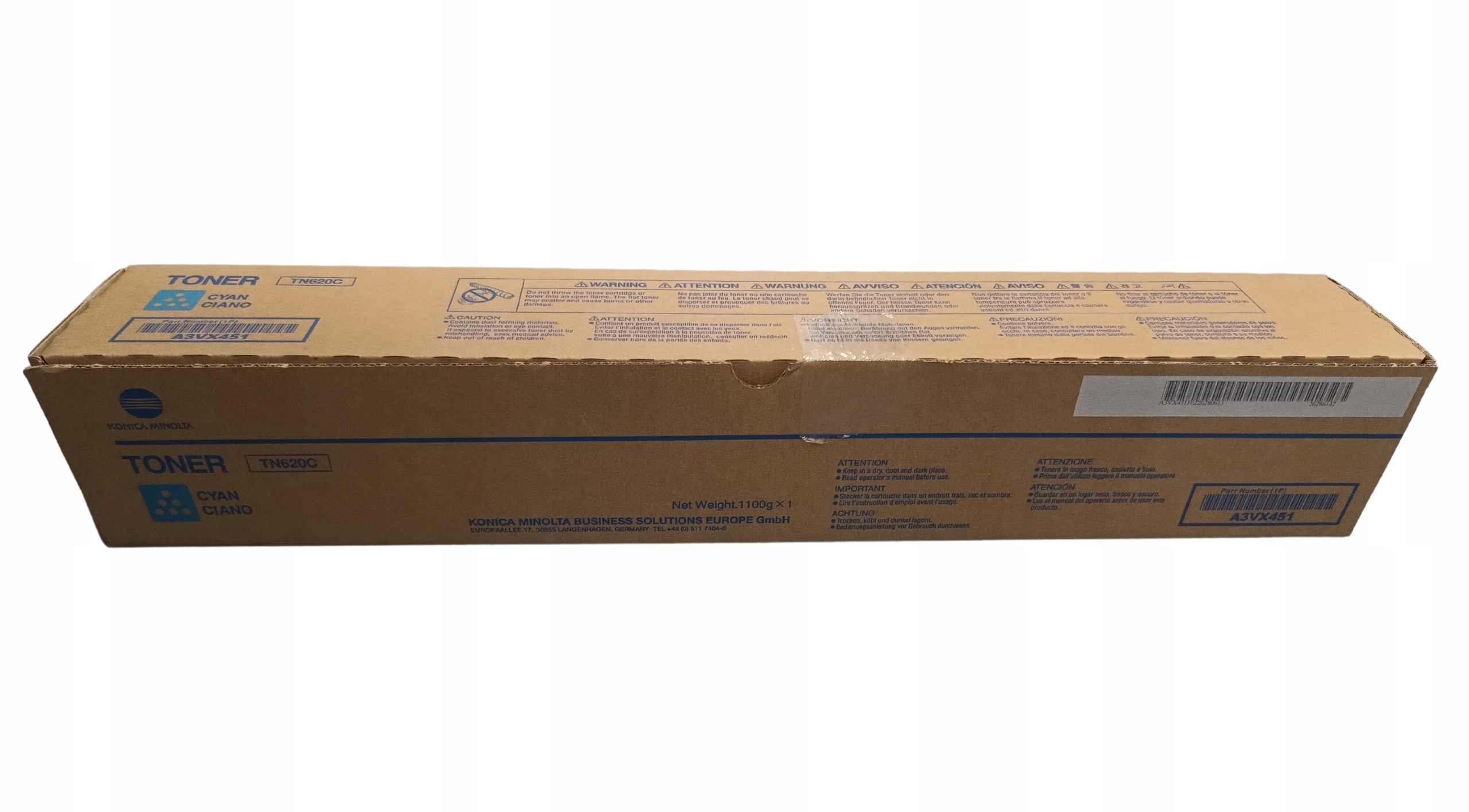 Toner Konica Minolta TN-620 A3VX451 C Oryginał Cyan C1060L