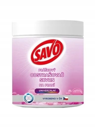 3X Savo, univerzální odstraňovač skvrn v prášku, 450 g