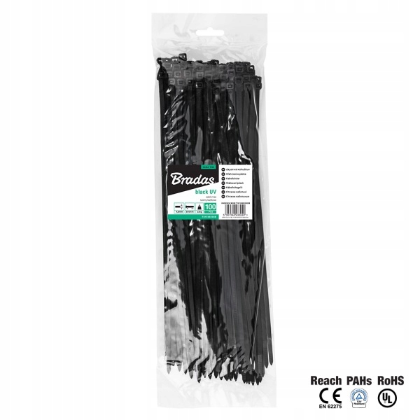 

Opaski Zaciskowe Kablowe Trytki 3,6 x 250 100szt