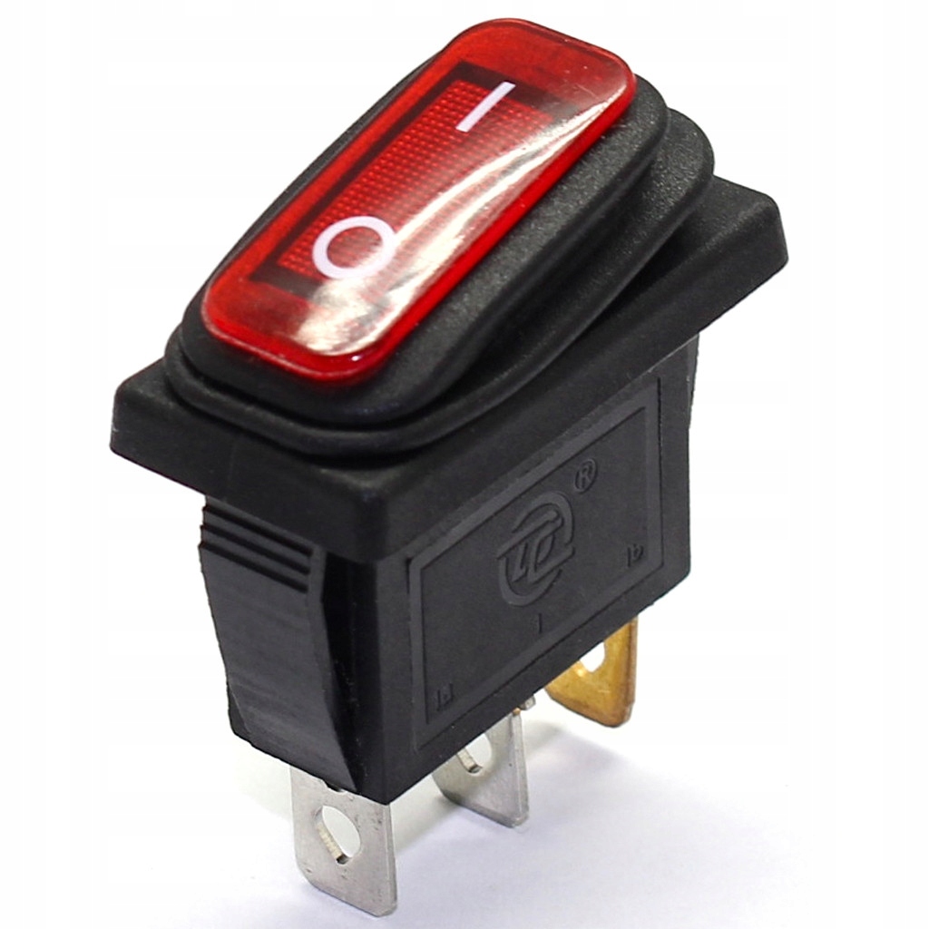 

Przełącznik On-off KCD3 250V Czerwony IP65