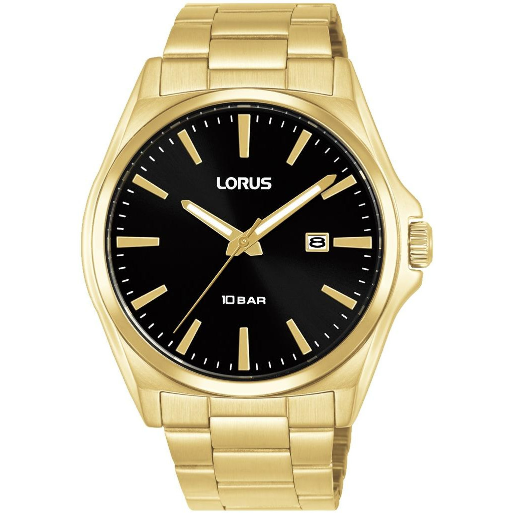Pánské Hodinky Lorus RH954SX9 zlatý náramek