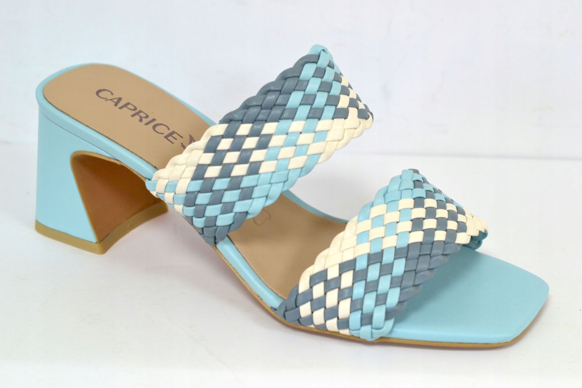 Caprice 27213-42 Elegantní Nazouváky Lt.blue Comb VEL.37