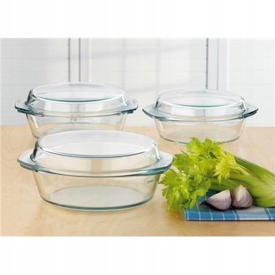 SIMAX SZKLANE NACZYNIE ŻAROODPORNE OKRĄGŁE Z POKRYWĄ 5,1 L (3,5+1,6) Kod producenta 6226/6236