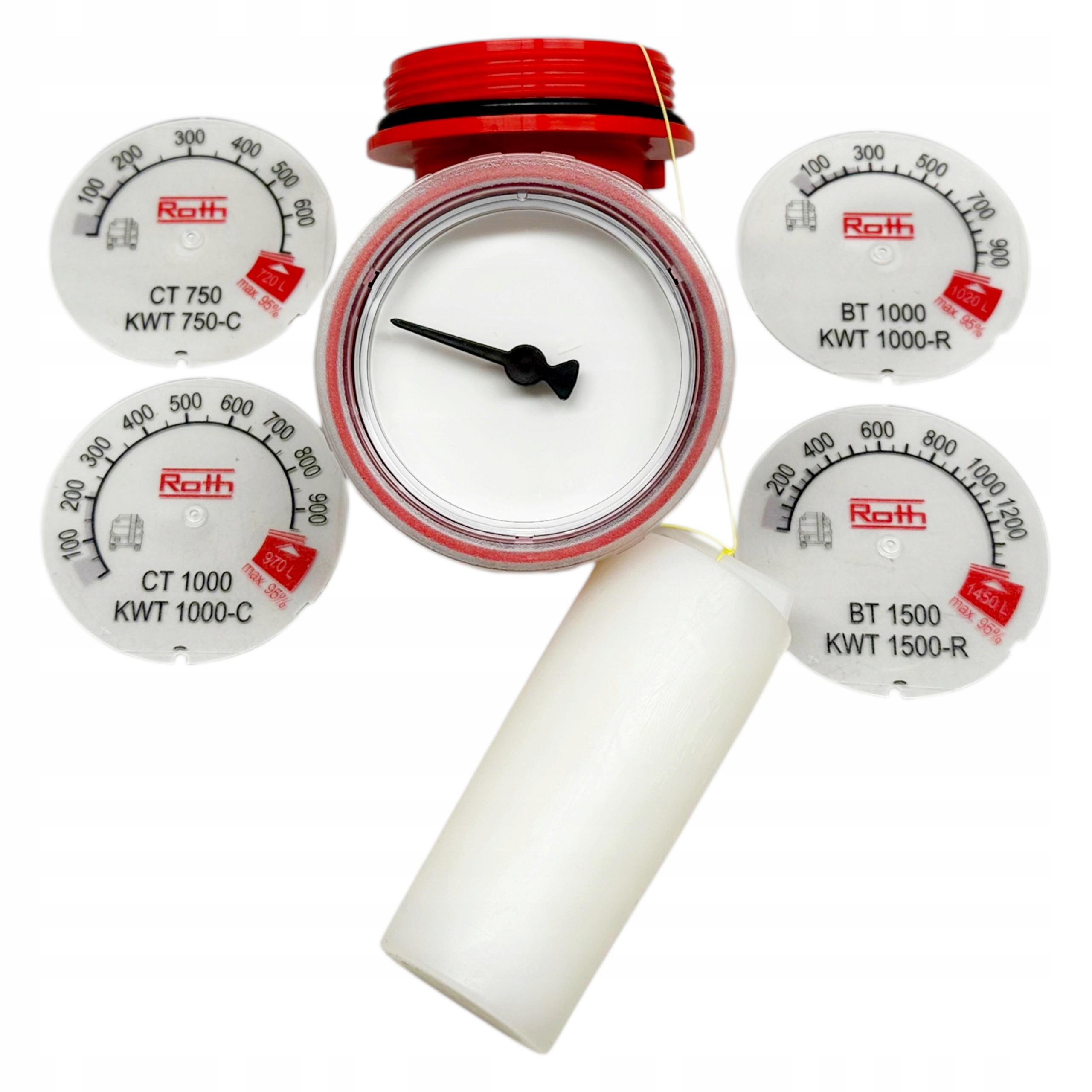 Wskaźnik mechaniczny poziomu paliwa w zbiorniku Roth Kwt Ct Bt 1110001091