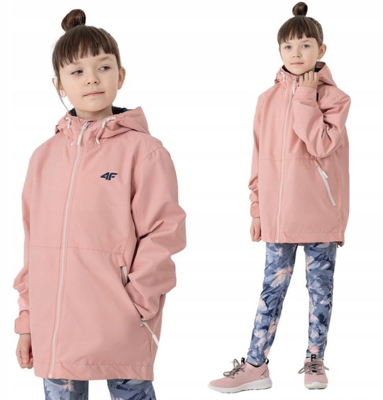 

Dziewczęca kurtka sportowa przeciwdeszczowa 4F 164