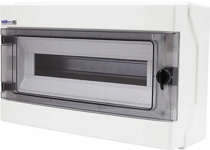 Hermetický rozvaděč n/t 1x18M IP65 1000V DC RH-18 36.18